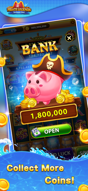 Pirate Legends:Jackpot SlotiPhone版截图2