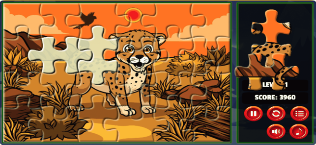 Tiger Jigsaw PuzzleiPhone版截图3