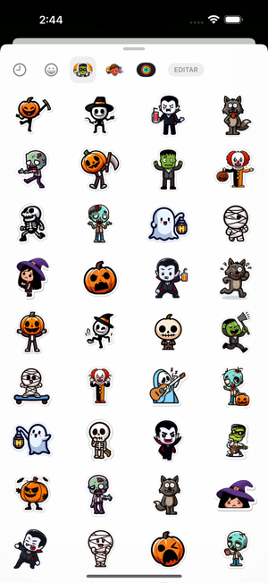 Monster Halloween Fun StickersiPhone版截图1