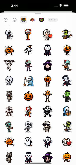 Monster Halloween Fun StickersiPhone版截图3