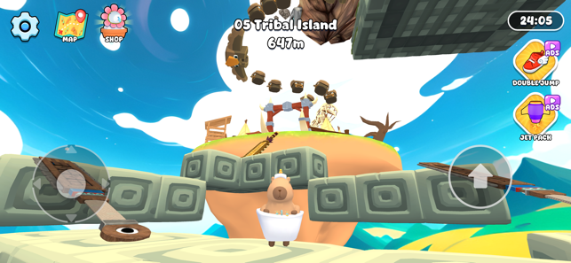 Only Parkour: Capybara Jump UpiPhone版截图5