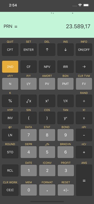 BAPlusProCalculatoriPhone版截图2