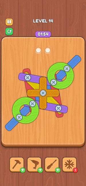 Screw Jam Puzzle: Nuts & BoltsiPhone版截图5