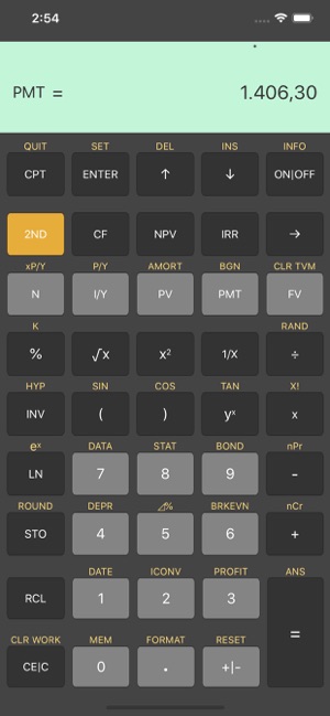 BAPlusProCalculatoriPhone版截图6