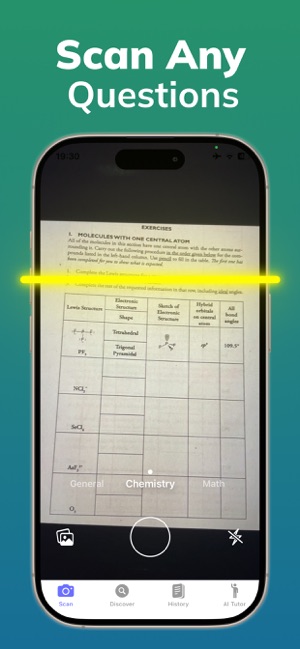 Chemistry Solver: AI ScanneriPhone版截图2