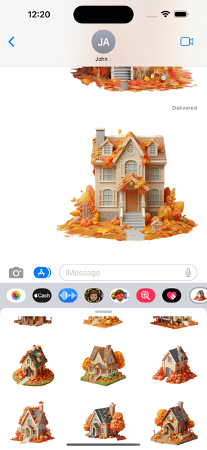 Autumn House StickersiPhone版截图6