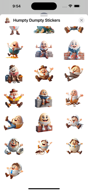 Humpty Dumpty StickersiPhone版截图3