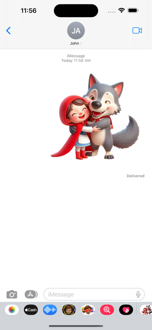 Red Riding Hood StickersiPhone版截图4