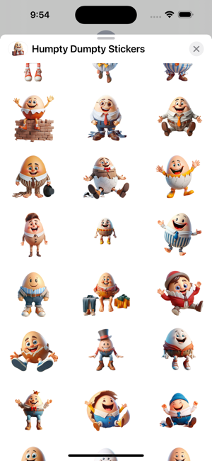 Humpty Dumpty StickersiPhone版截图2