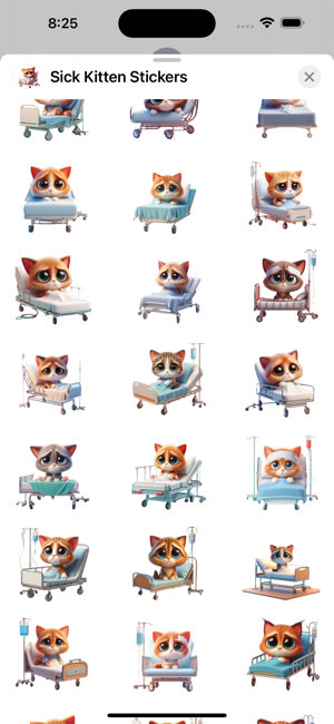 Sick Kitten StickersiPhone版截图2