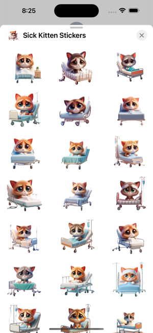 Sick Kitten StickersiPhone版截图1