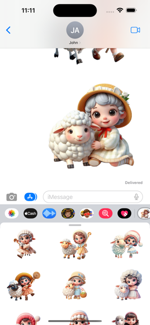 Little Bo Peep StickersiPhone版截图5