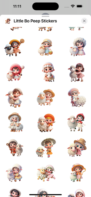 Little Bo Peep StickersiPhone版截图2