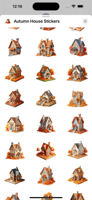 Autumn House StickersiPhone版截图2