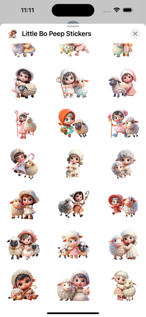 Little Bo Peep StickersiPhone版截图3