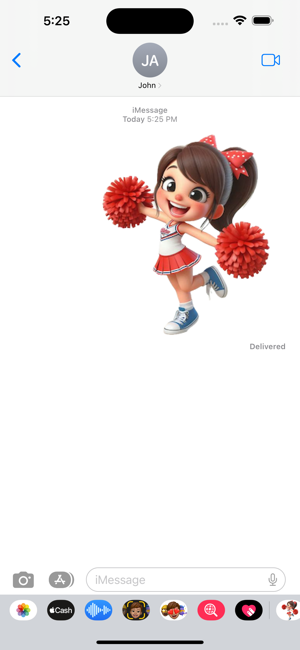 Happy Cheerleader StickersiPhone版截图4