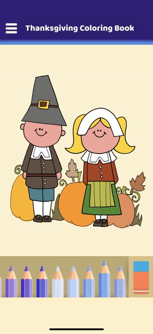 Thanksgiving Coloring BookiPhone版截图1