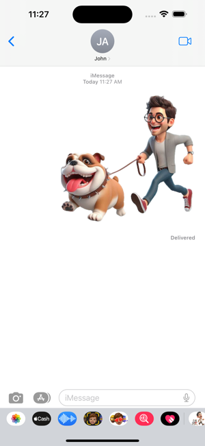 Bulldog Walk StickersiPhone版截图4