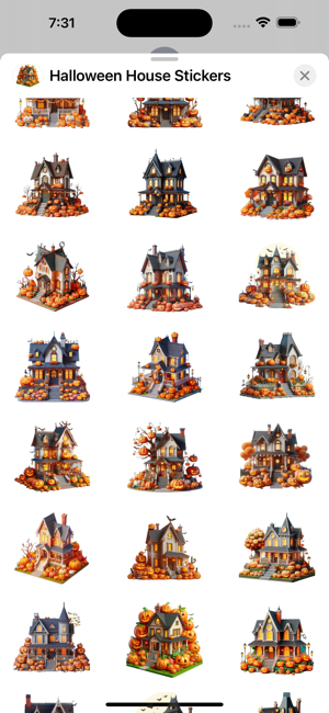 Halloween House StickersiPhone版截图2