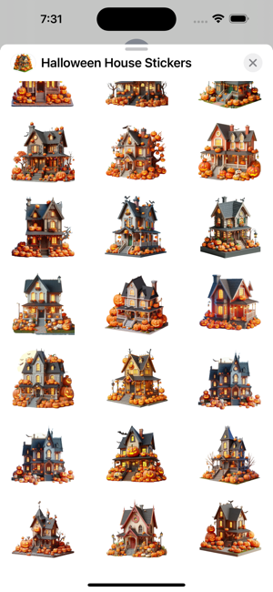 Halloween House StickersiPhone版截图3