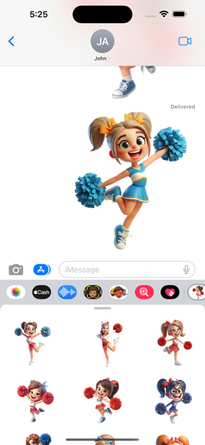 Happy Cheerleader StickersiPhone版截图5