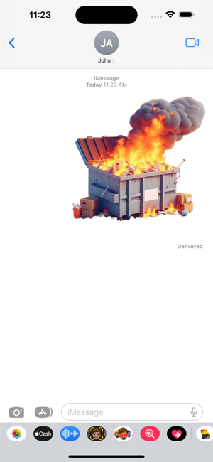 Dumpster Fire StickersiPhone版截图4