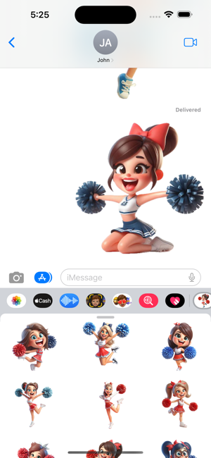 Happy Cheerleader StickersiPhone版截图6