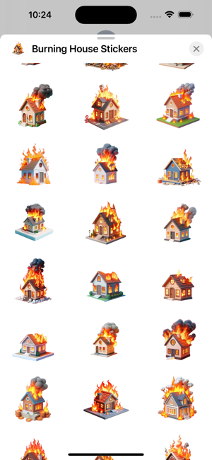 Burning House StickersiPhone版截图2