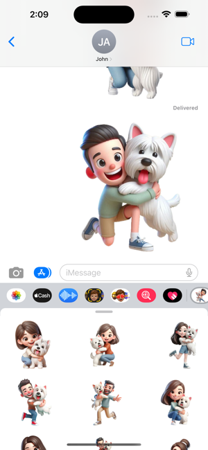 Westie Hug StickersiPhone版截图6