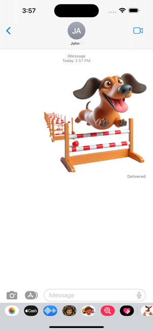 Dachshund Agility StickersiPhone版截图4