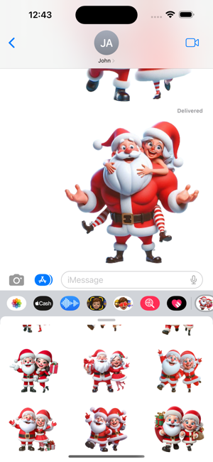 Claus Family StickersiPhone版截图6