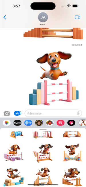 Dachshund Agility StickersiPhone版截图6