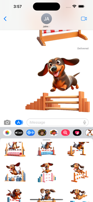 Dachshund Agility StickersiPhone版截图5