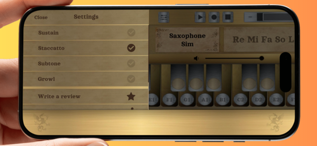 Saxophone SimiPhone版截图4