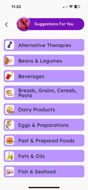 Low Histamine Diet +iPhone版截图4