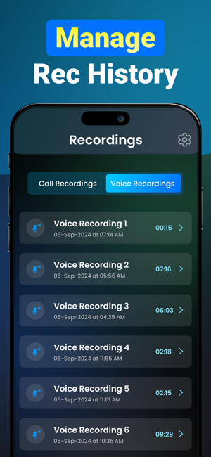 Call Recorder:Automatic RecordiPhone版截图5