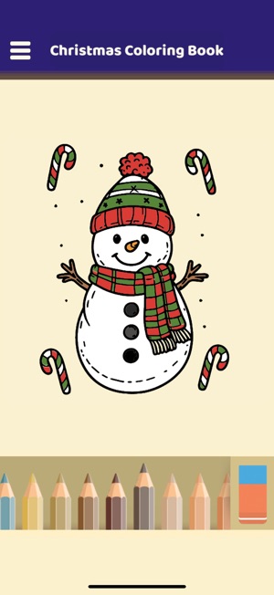 Happy Christmas Coloring BookiPhone版截图5