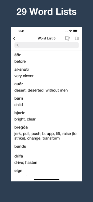 CombinedIcelandicDictionaryiPhone版截图5