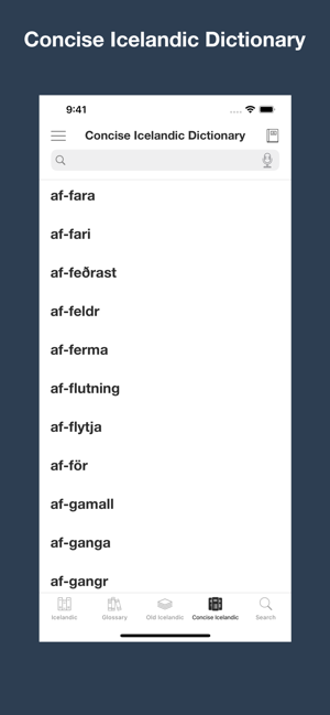 CombinedIcelandicDictionaryiPhone版截图9