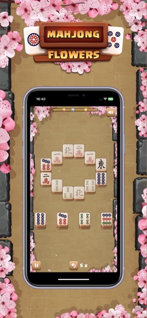 Mahjong Flowers: PuzzleiPhone版截图4