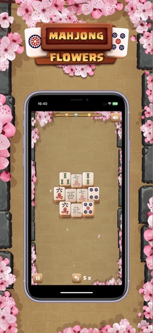 Mahjong Flowers: PuzzleiPhone版截图2