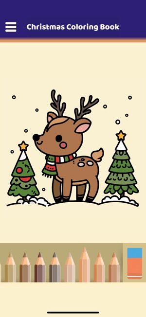 Happy Christmas Coloring BookiPhone版截图2