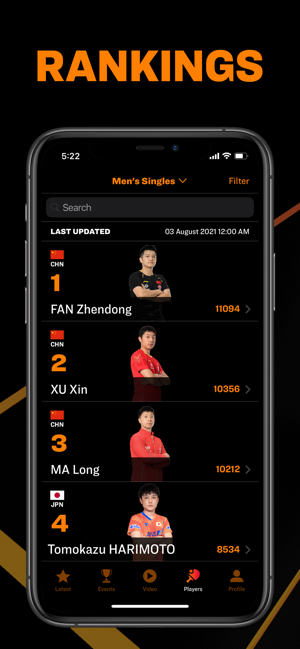 WorldTableTennisAppiPhone版截图2