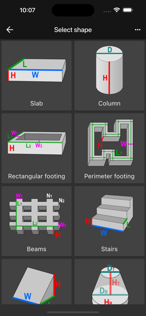 Concrete Estimator/CalculatoriPhone版截图3