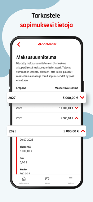 Santander RahoitusiPhone版截图2