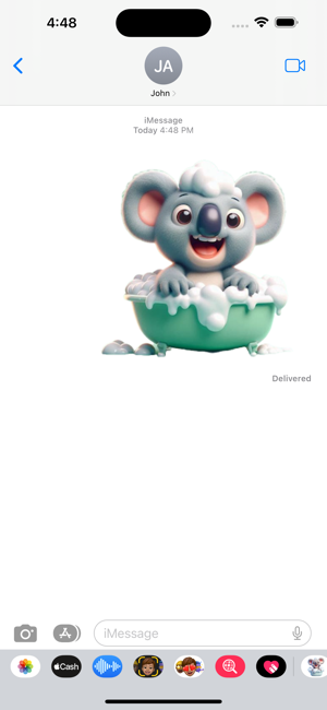 Koala Bath StickersiPhone版截图4