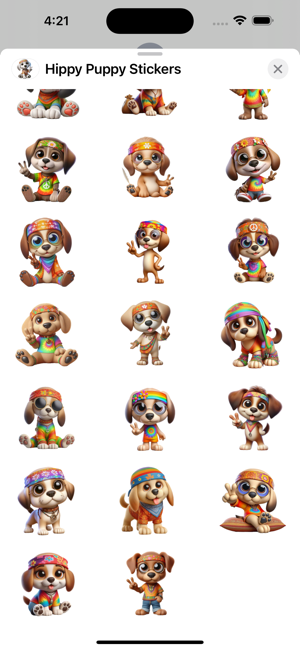 Hippy Puppy StickersiPhone版截图3