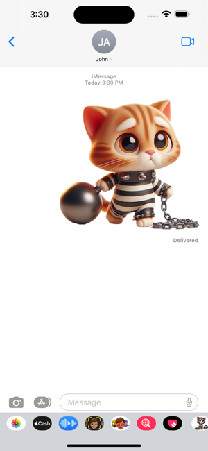 Convict Kitten StickersiPhone版截图4