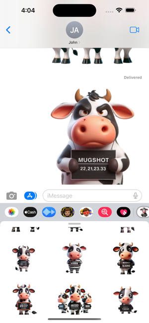 Mugshot Cow StickersiPhone版截图6