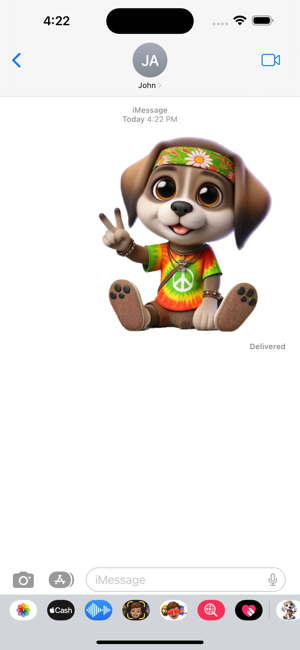 Hippy Puppy StickersiPhone版截图4